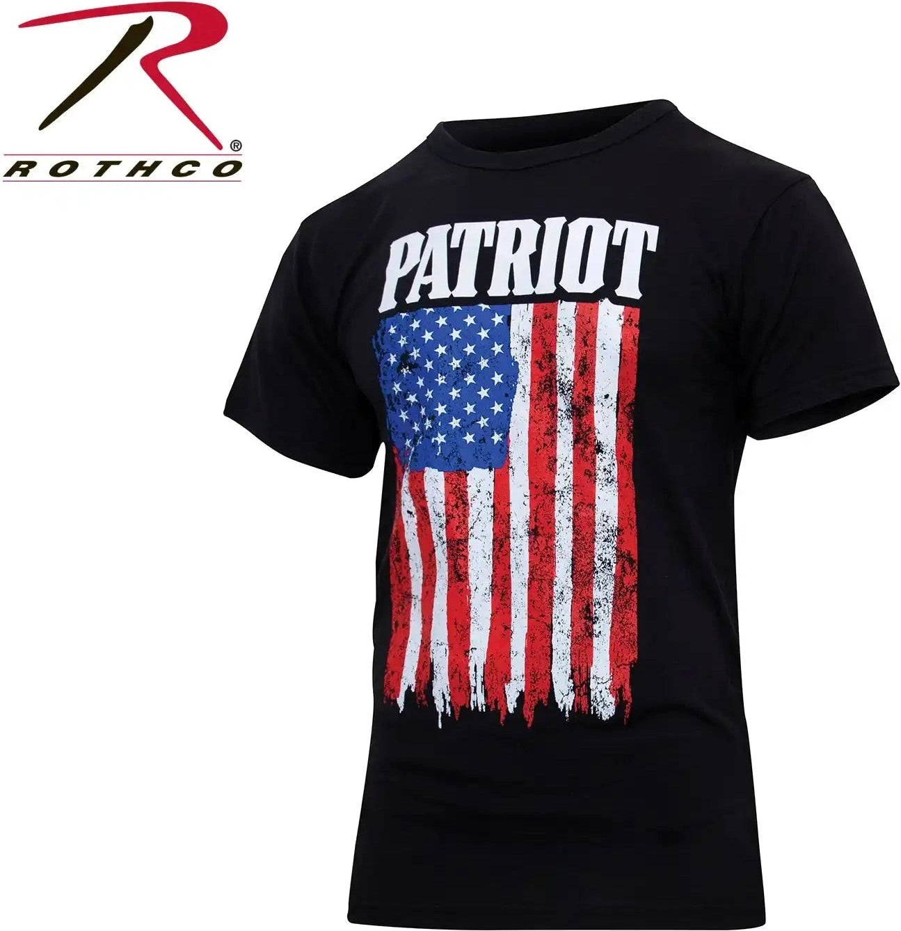 Rothco Patriot us Flag t Shirt Black / s