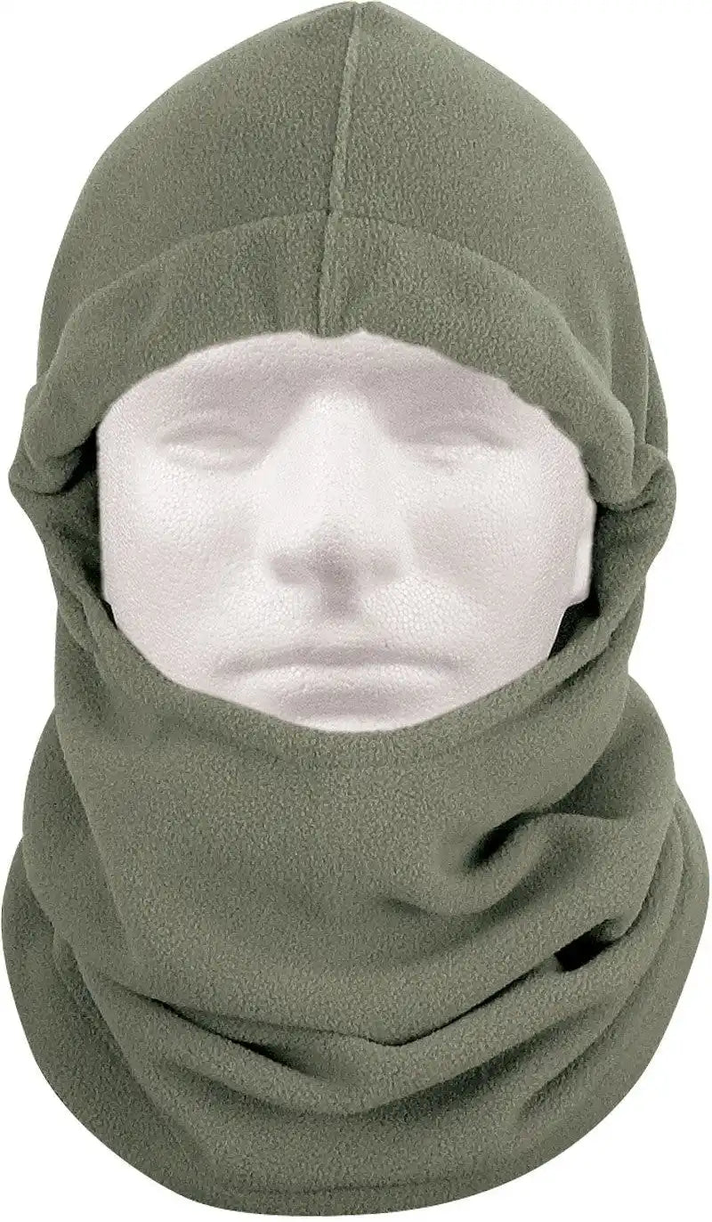 Rothco Polar Fleece Adjustable Balaclava - Foliage Green / one Size