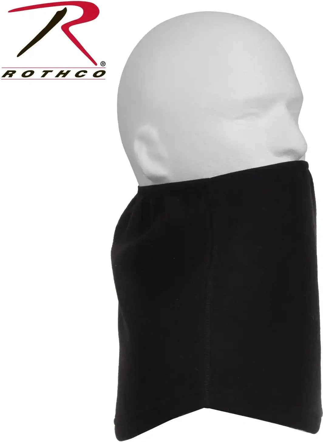 Rothco Polar Fleece Contoured Elastic Neck Gaiter Black / one Size