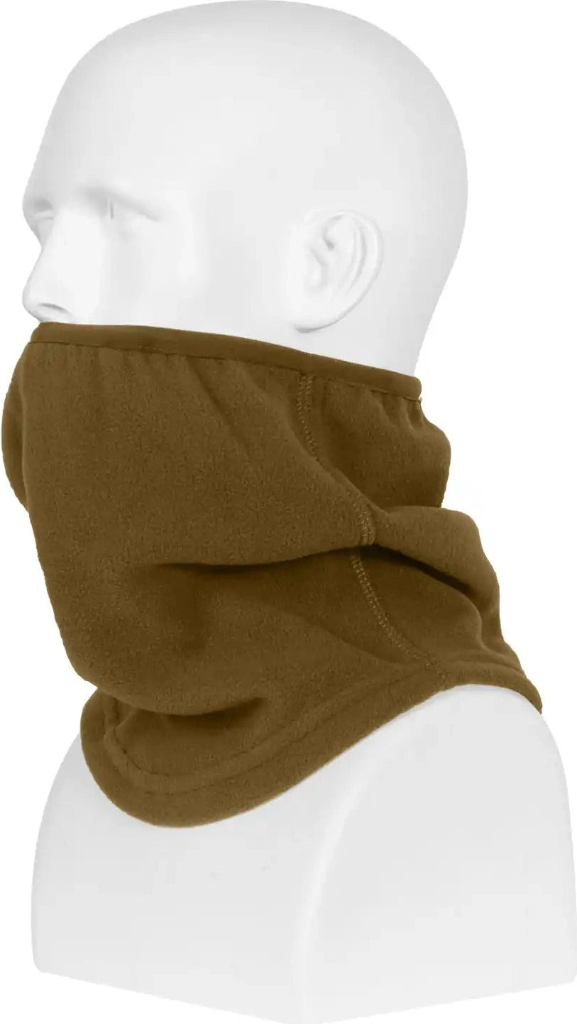 Rothco Polar Fleece Contoured Elastic Neck Gaiter Black / one Size