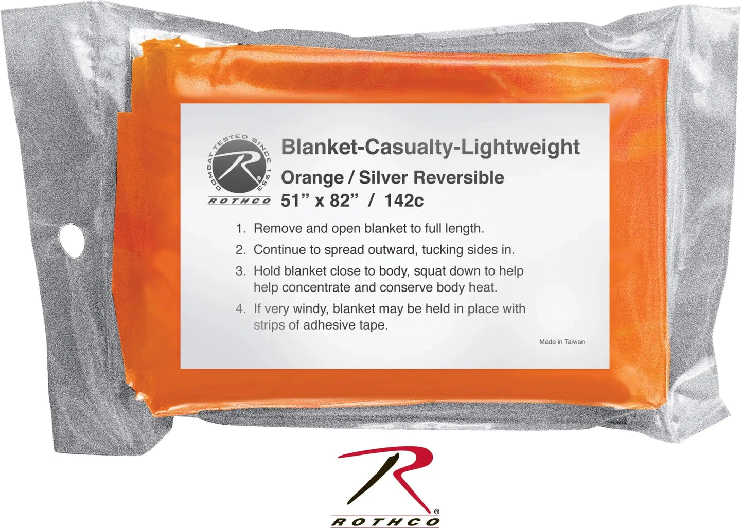 Rothco Polarshield Survival Blanket Safety Orange