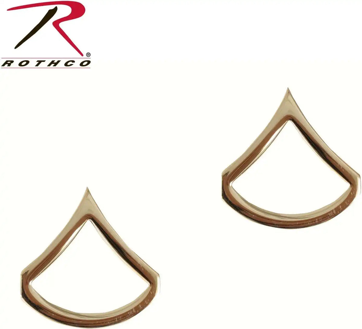 Rothco Private First Class Polished Insignia
