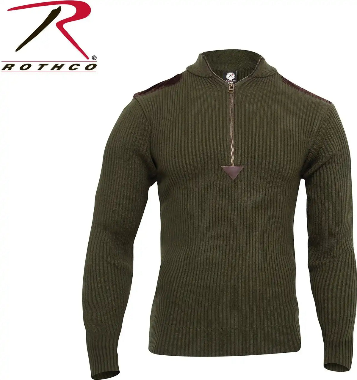Rothco Quarter Zip Acrylic Commando Sweater