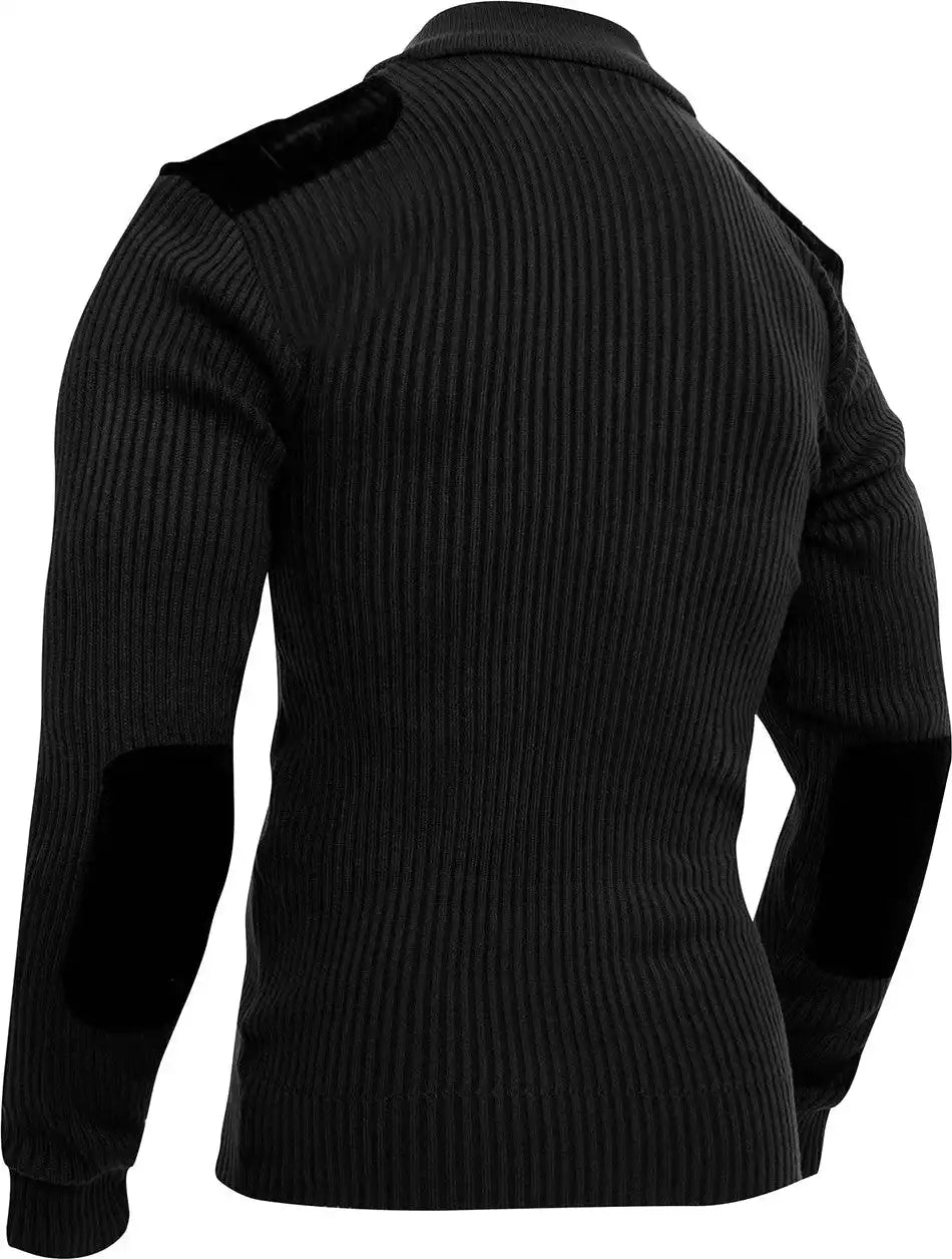 Rothco Quarter Zip Acrylic Commando Sweater