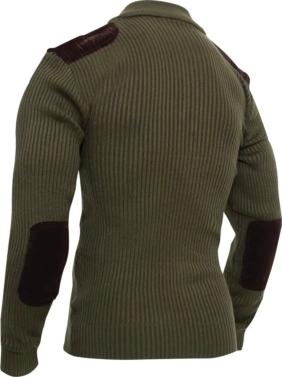 Rothco Quarter Zip Acrylic Commando Sweater