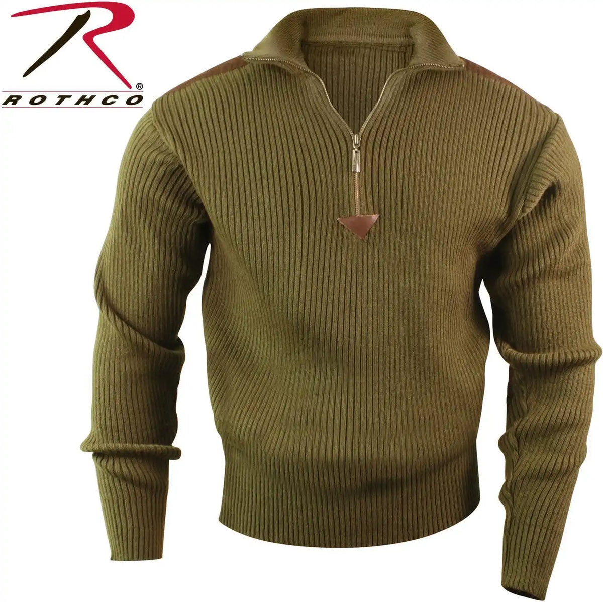 Rothco Quarter Zip Acrylic Commando Sweater