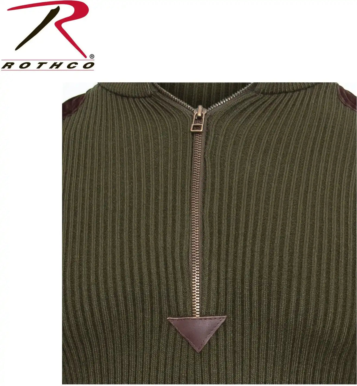 Rothco Quarter Zip Acrylic Commando Sweater
