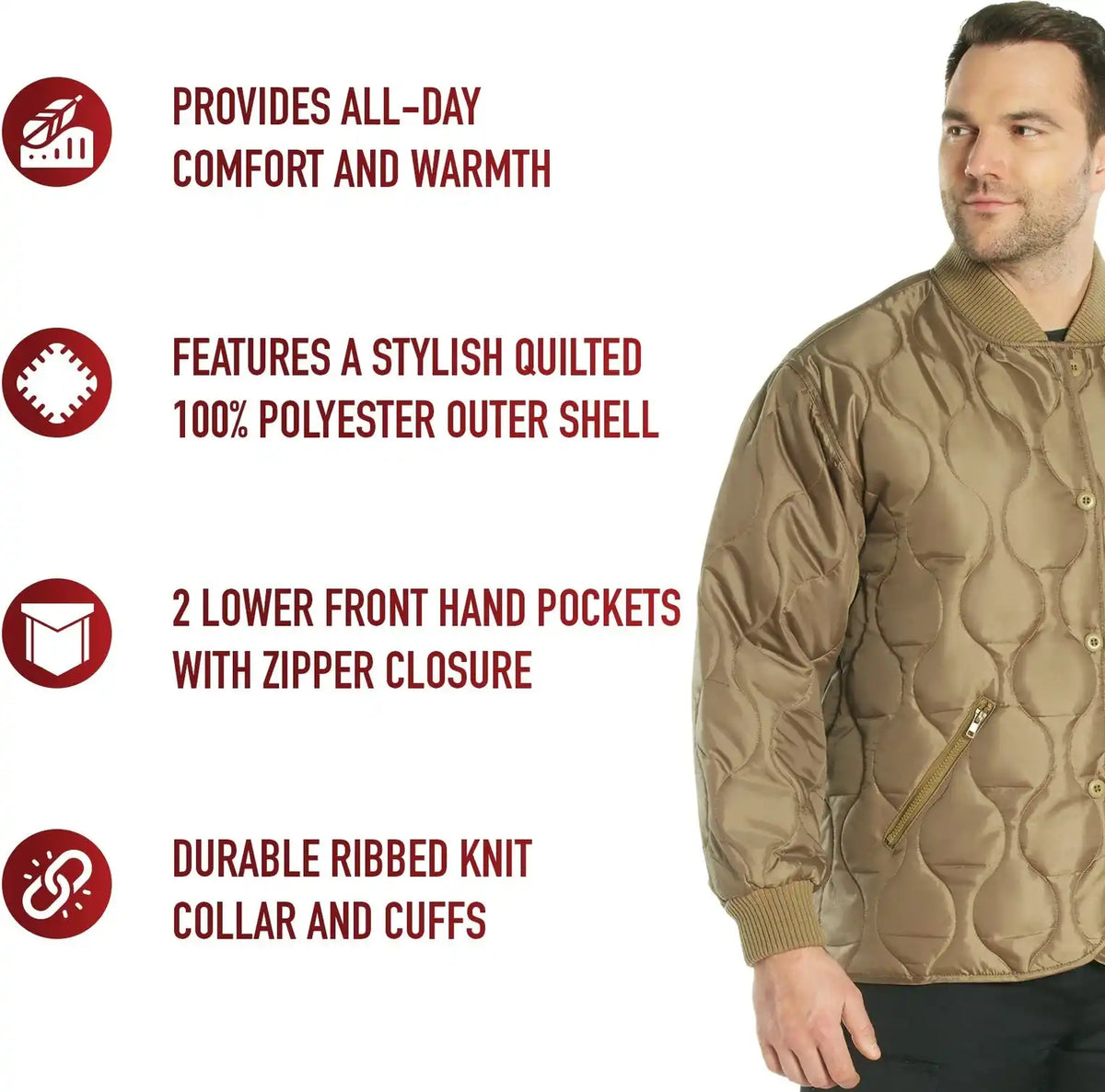 Rothco Quilted Woobie Jacket