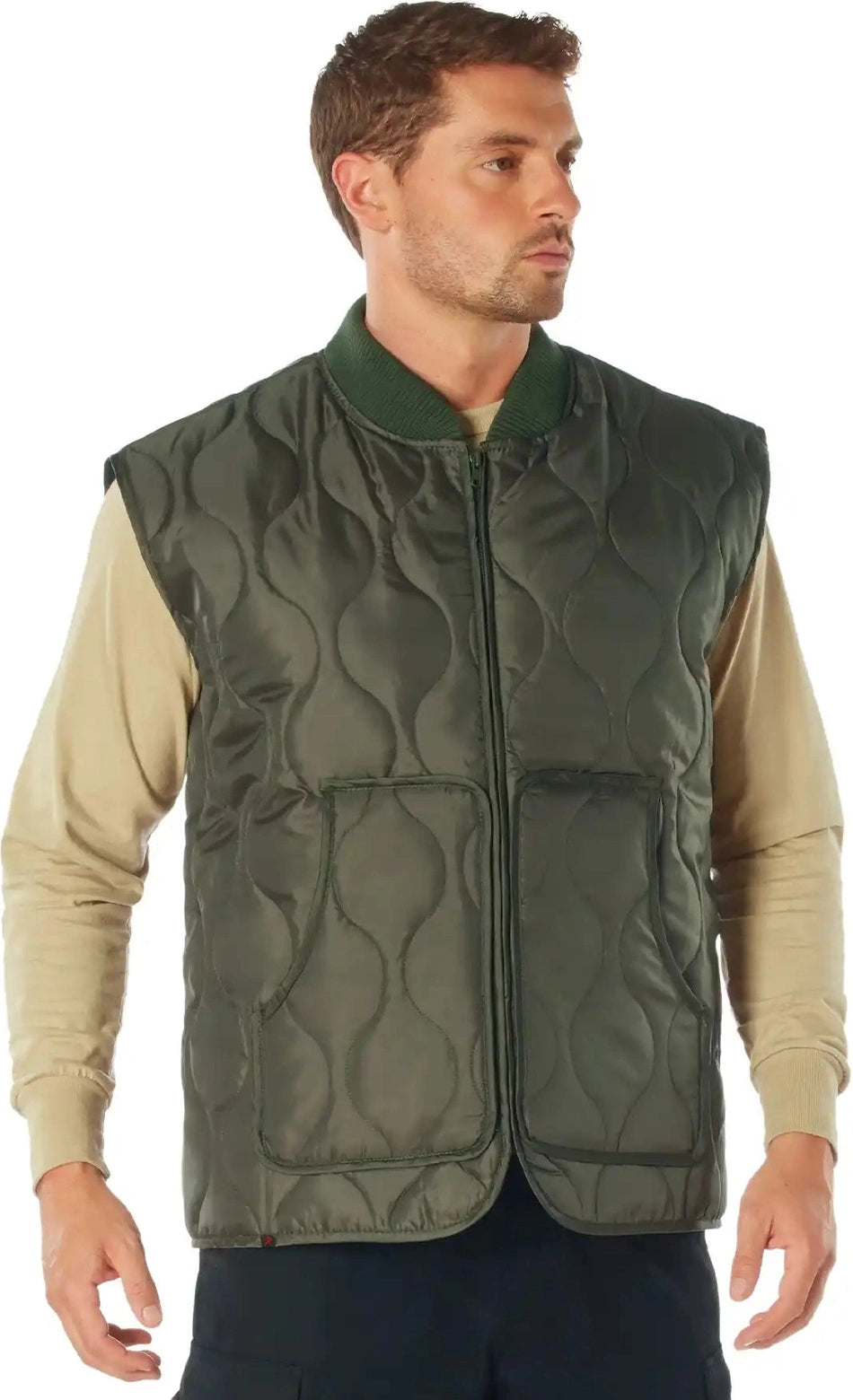 Rothco Quilted Woobie Vest Olive Drab / s