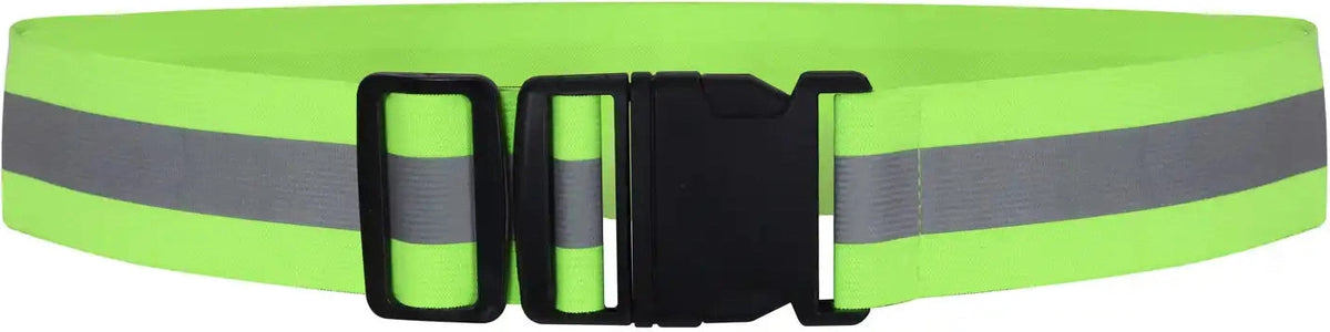 Rothco Reflective Elastic Pt Physical Training Belt Safety Green / one Size