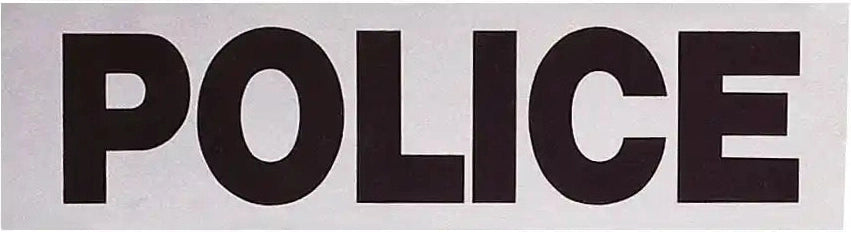 Rothco Reflective Police Patch