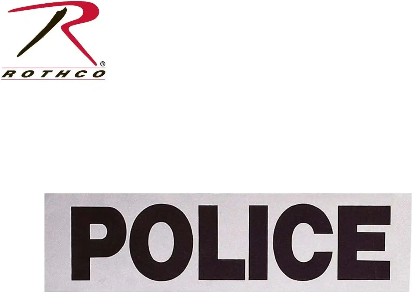 Rothco Reflective Police Patch