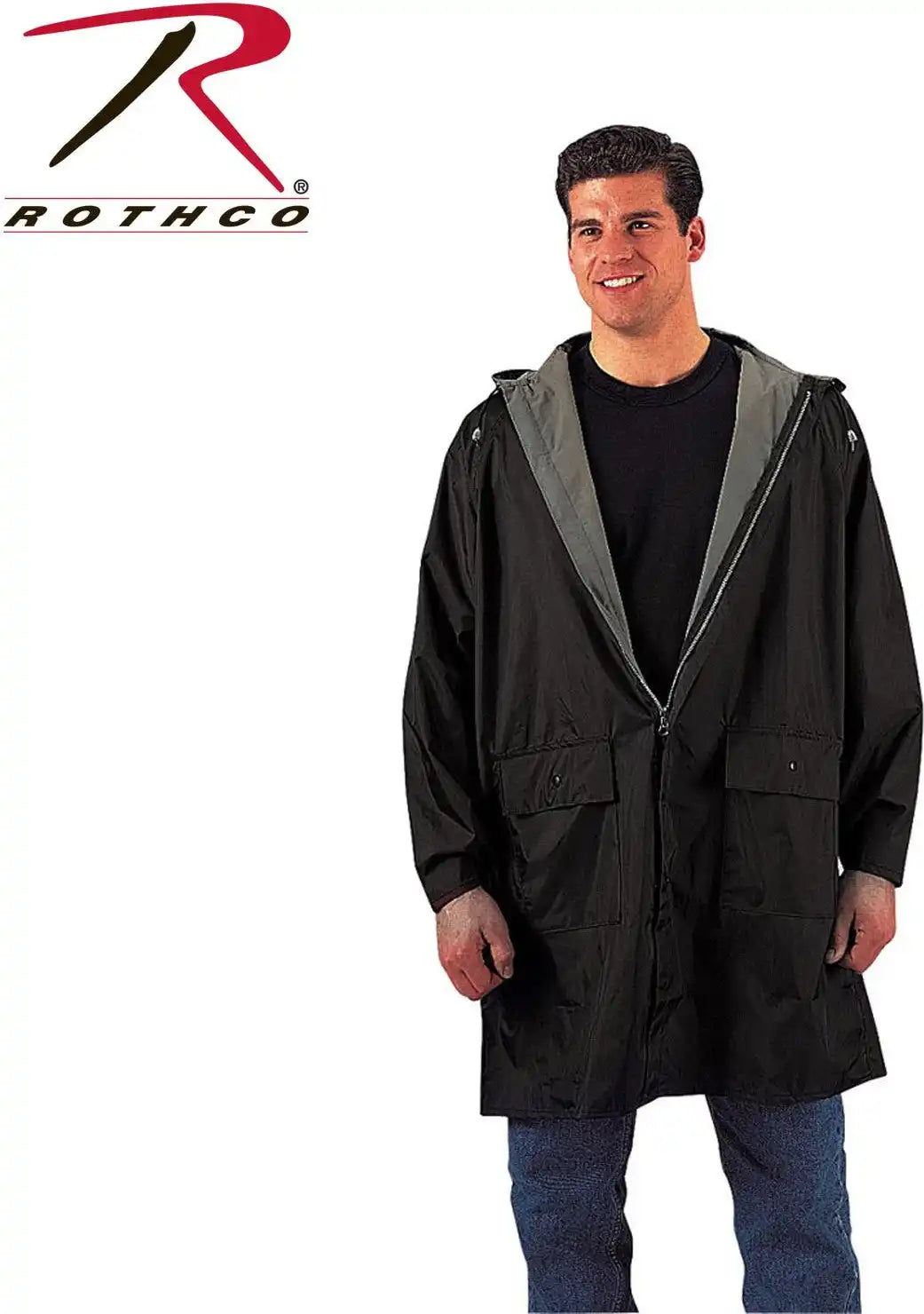 Rothco Reversible 3/4 Length Rain Parka