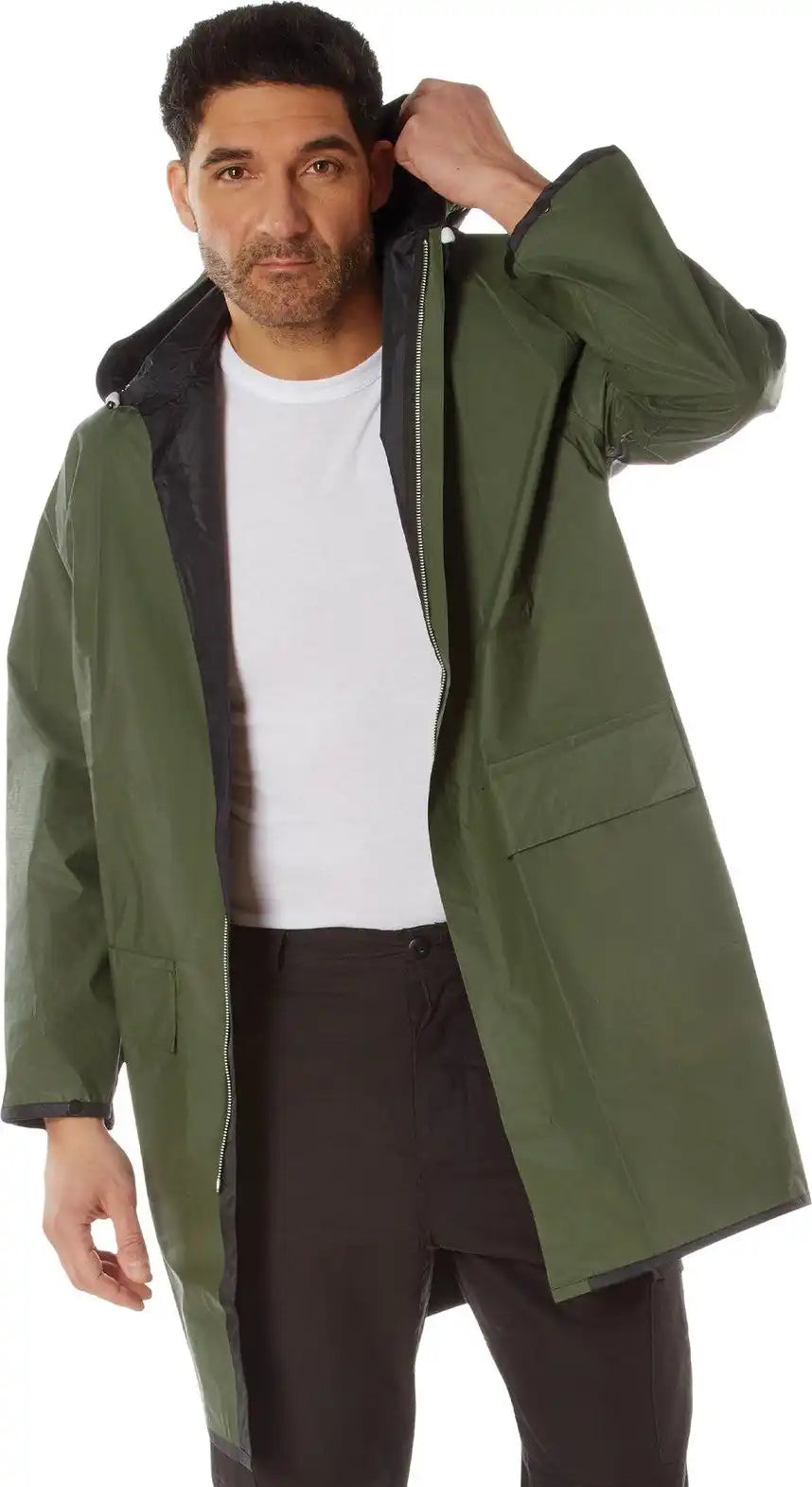 Rothco Reversible 3/4 Length Rain Parka