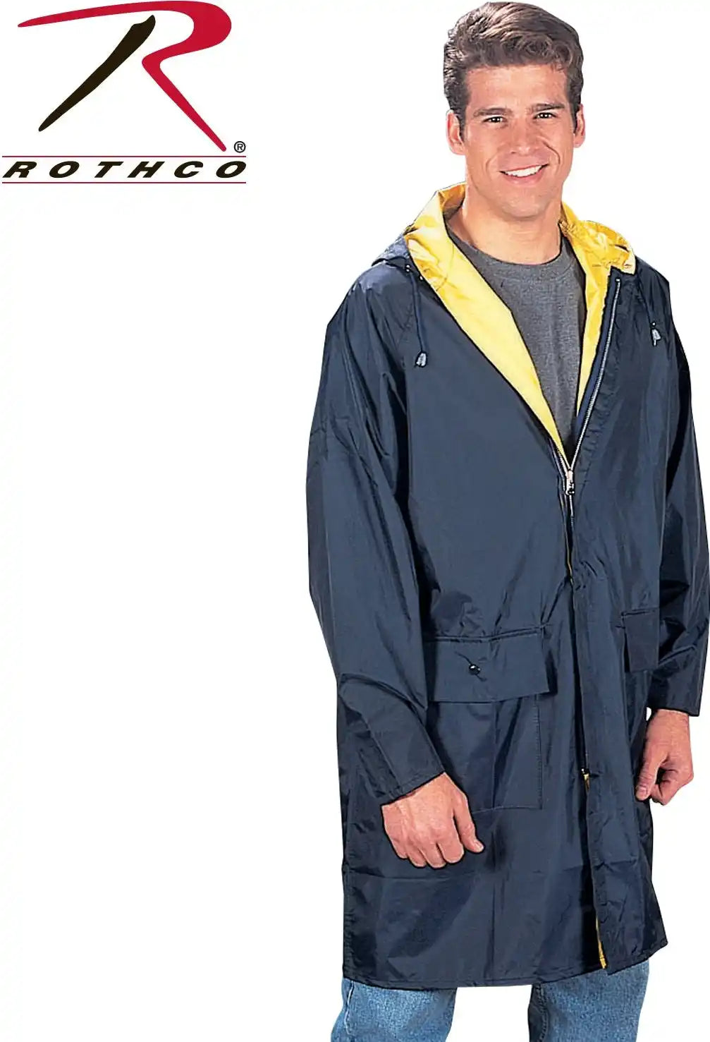 Rothco Reversible 3/4 Length Rain Parka