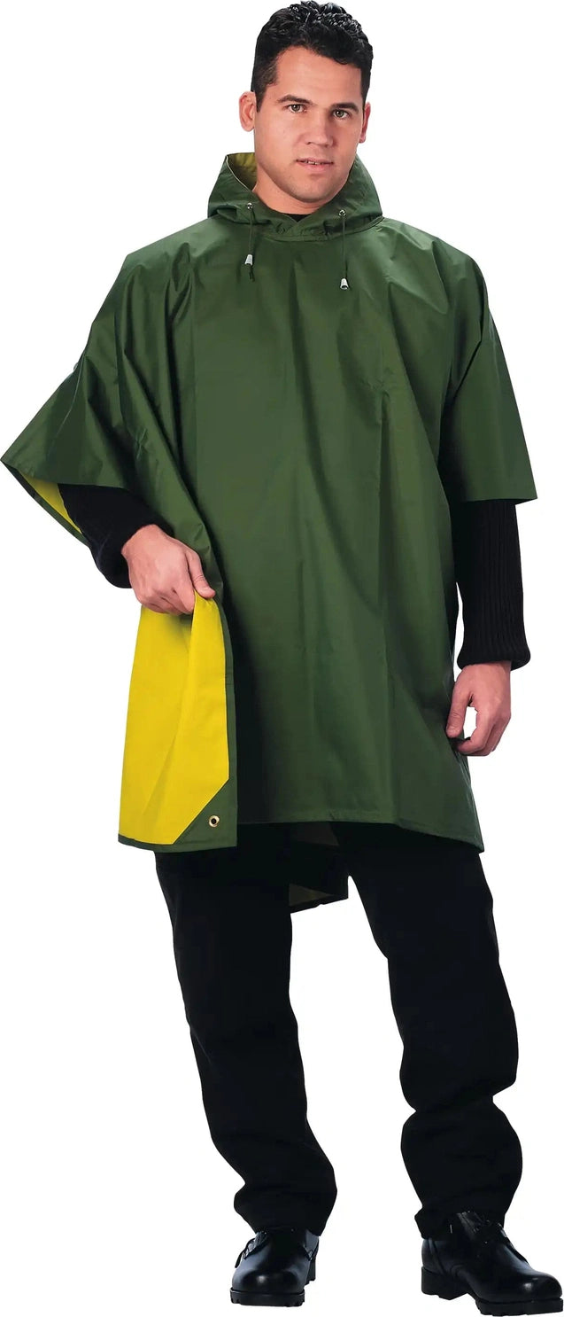 Rothco Reversible Rubberized Poncho one Size