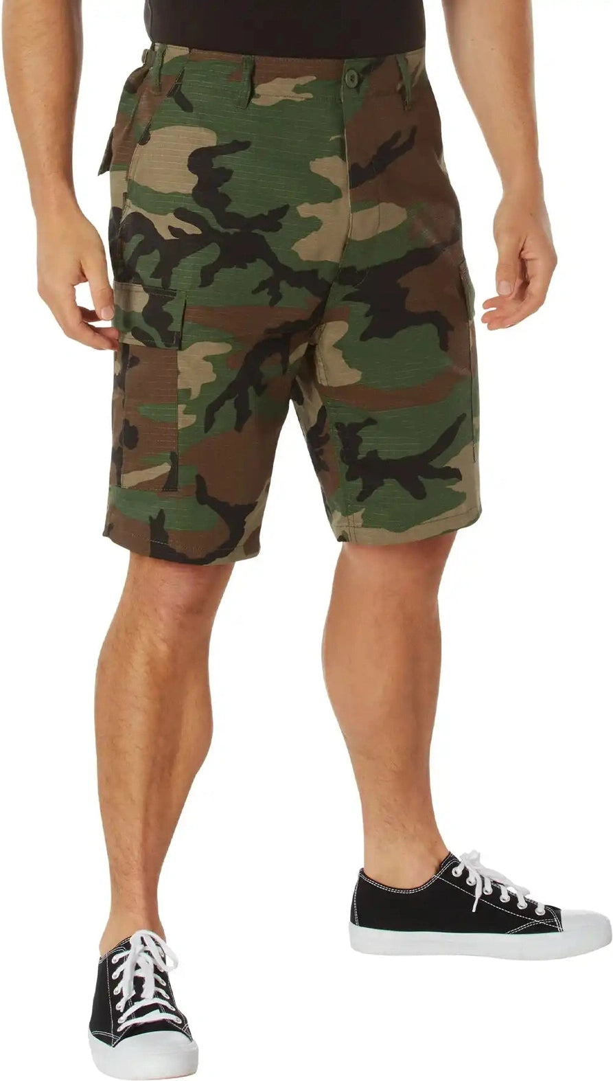 Rothco Rip Stop Bdu Shorts Woodland Camo / s