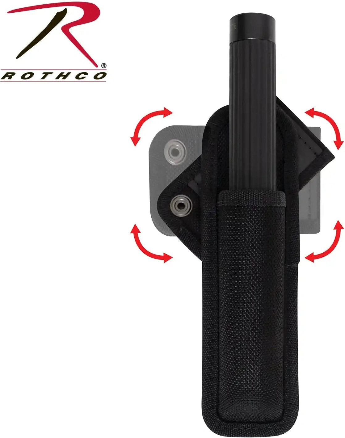 Rothco Rotating Swivel Baton Holder Black / one Size