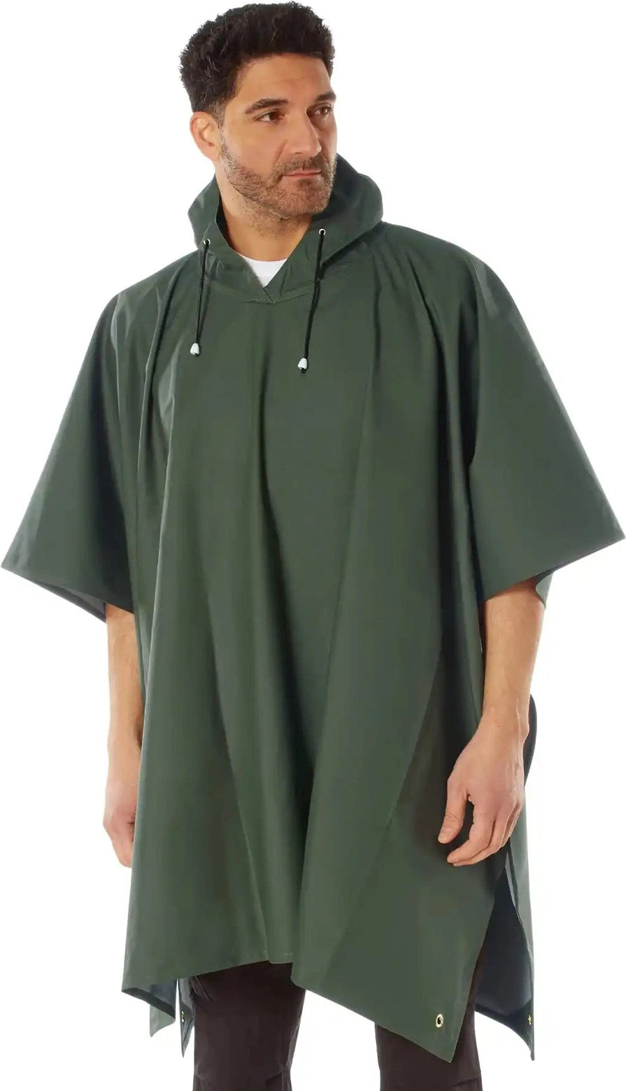 Rothco Rubberized Rainwear Poncho Olive Drab