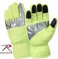Rothco Safety Green Gloves with Reflective Tape