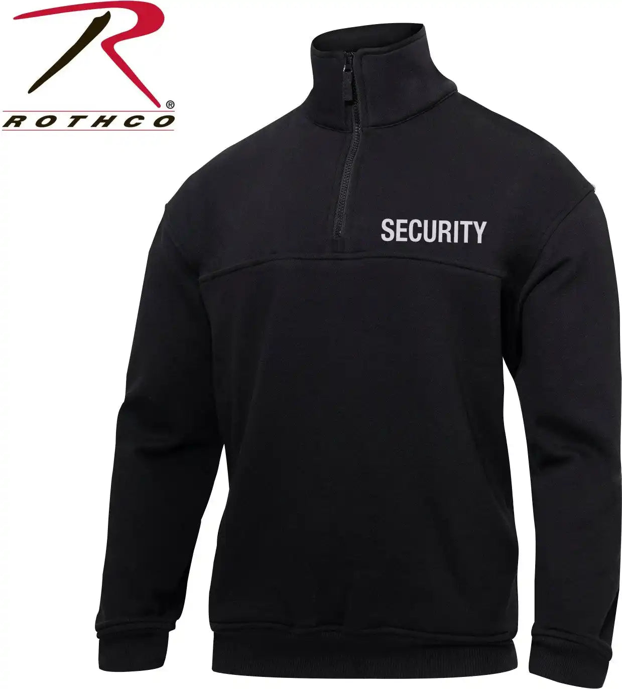 Rothco Security 1/4 Zip Job Shirt Black
