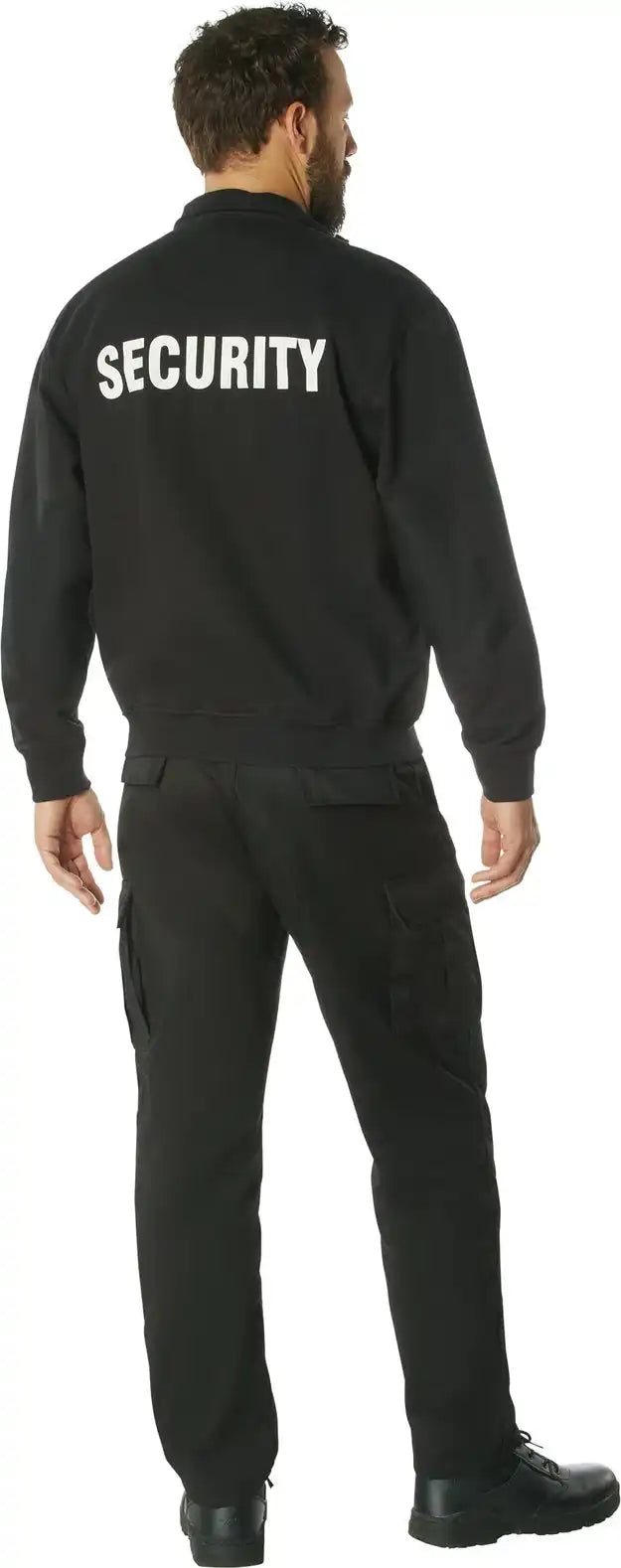 Rothco Security 1/4 Zip Job Shirt - Black