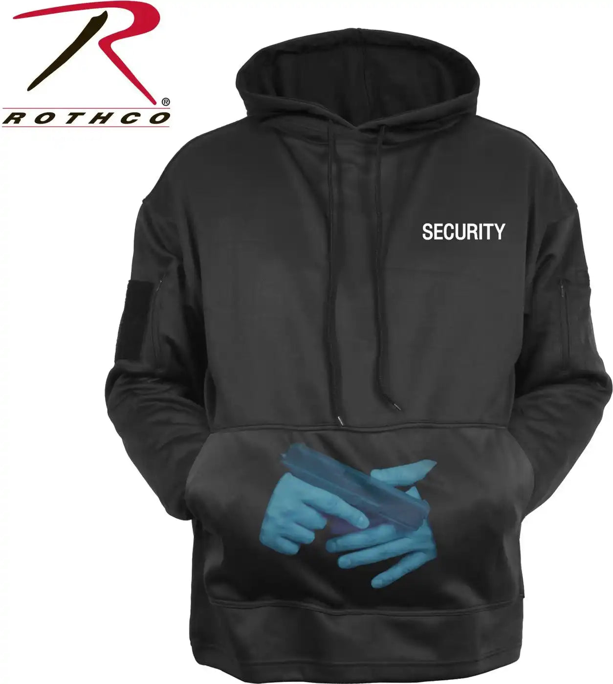 Rothco Security Concealed Carry Hoodie Black