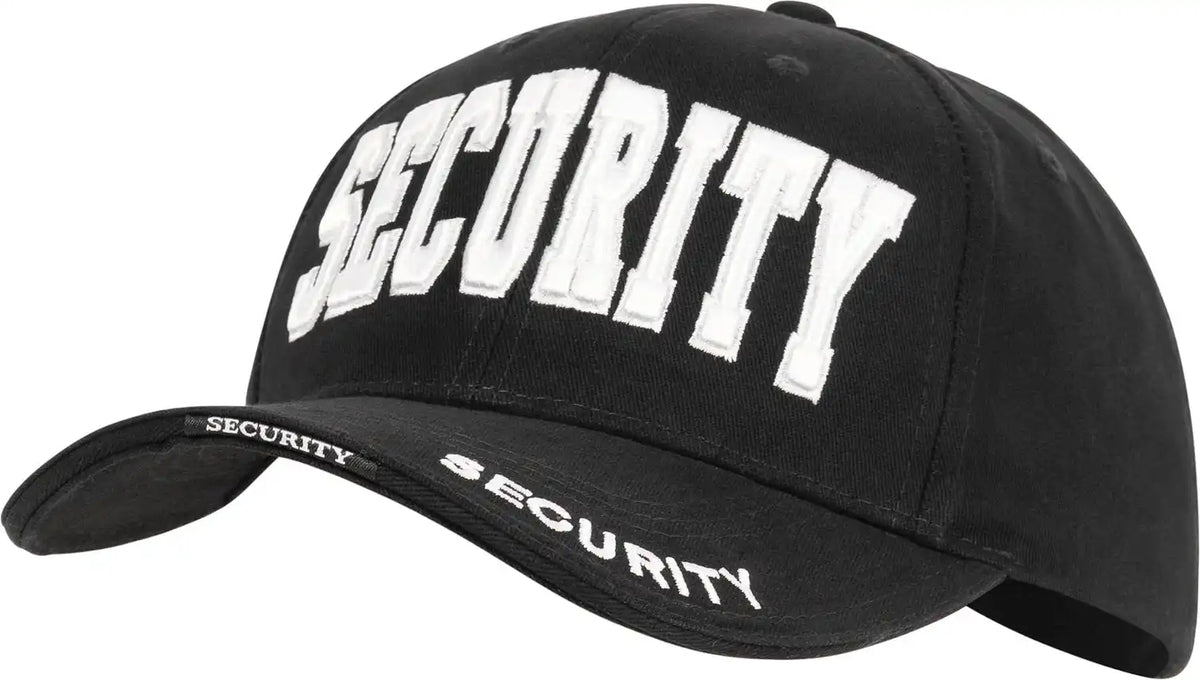 Rothco Security Deluxe Low Profile Cap Black / White