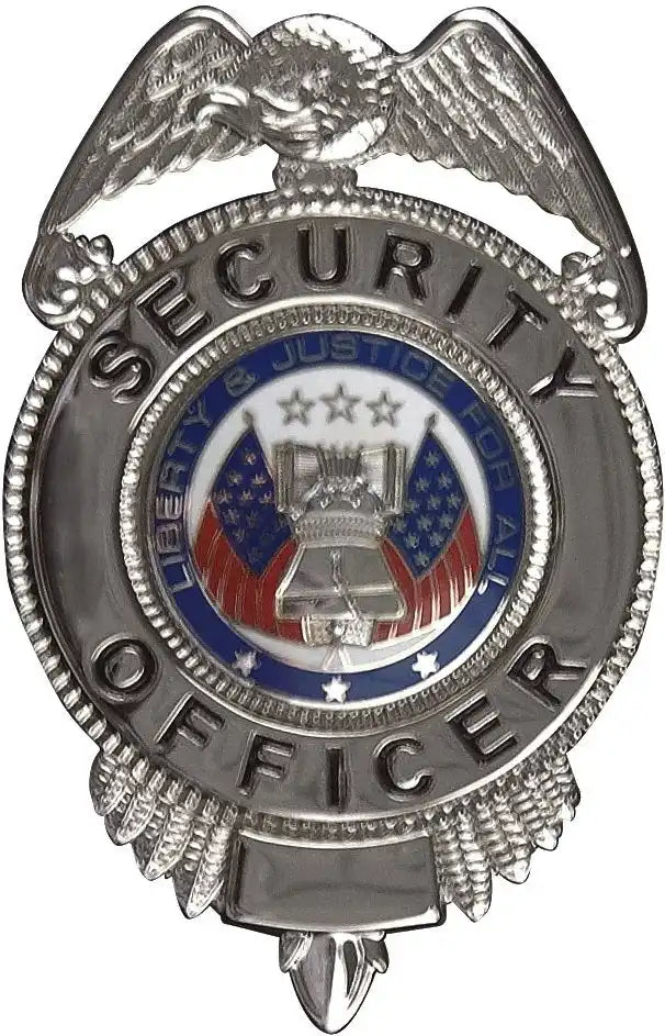 Rothco Security Officer Badge with Flags