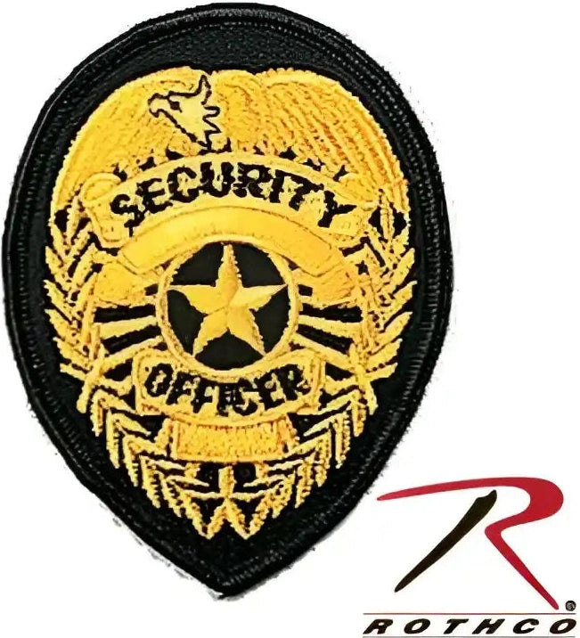 Rothco Security Patch Black / Gold