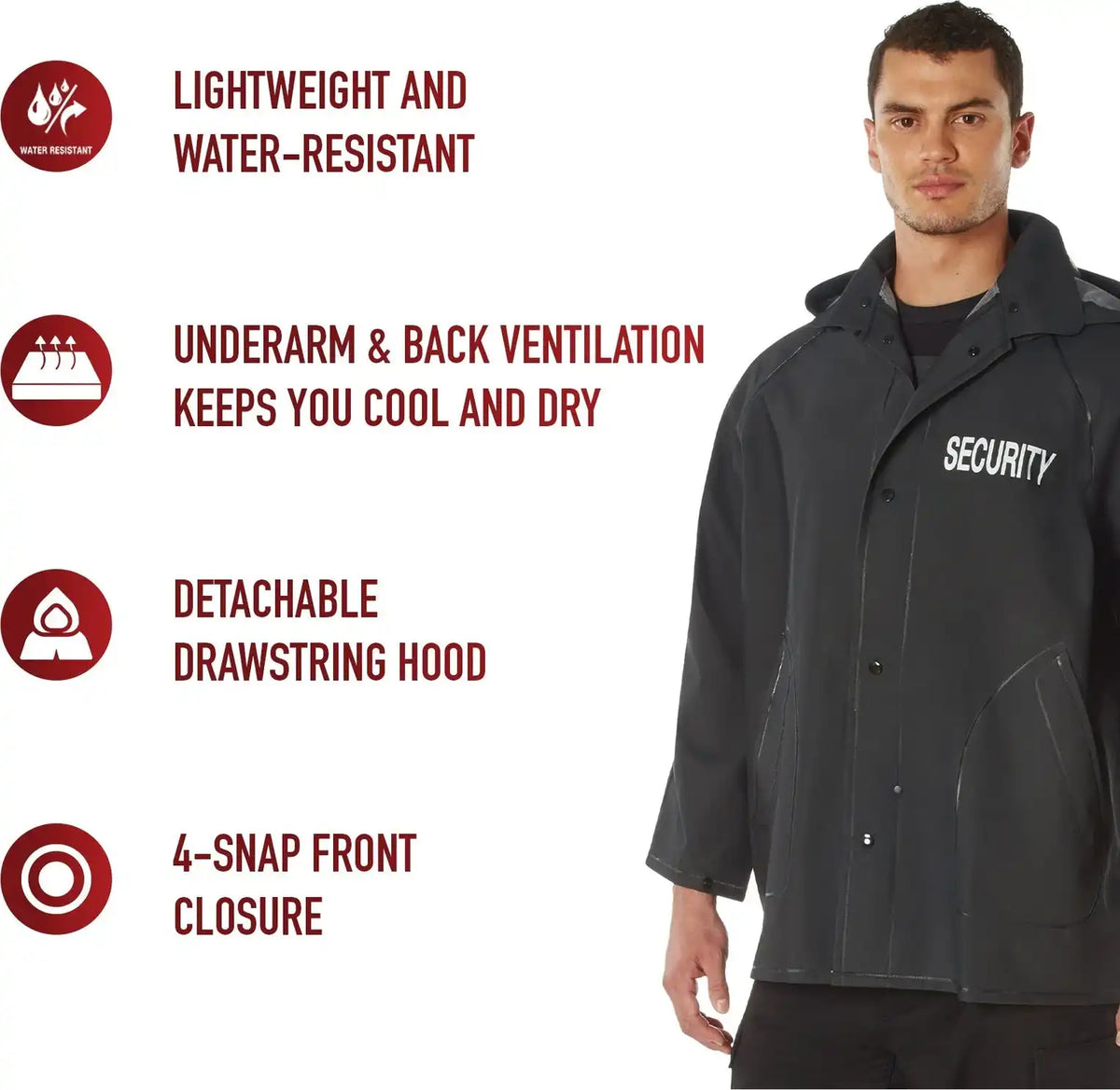 Rothco Security Rain Jacket