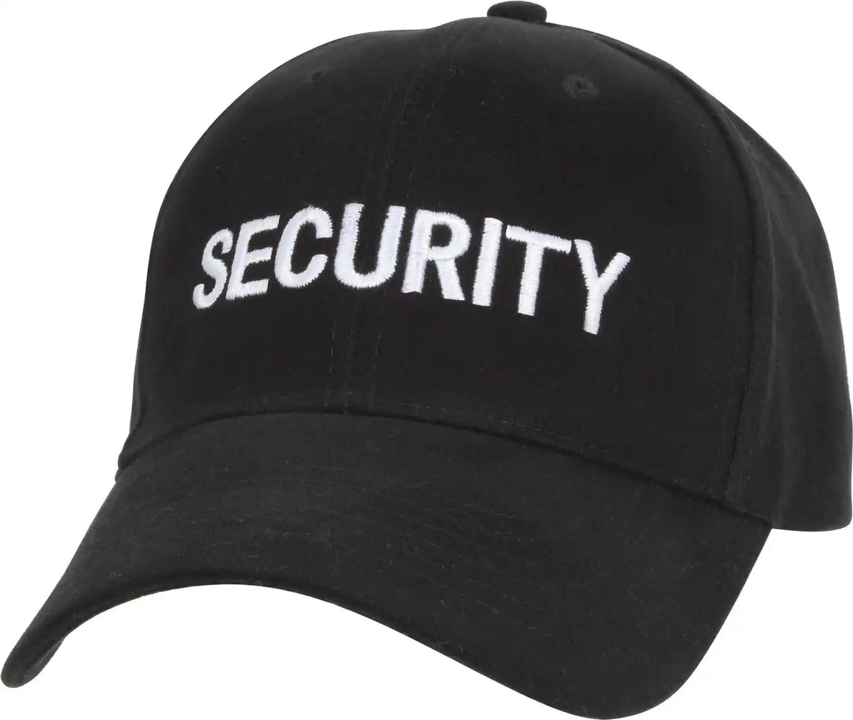 Rothco Security Supreme Low Profile Insignia Cap Black / White / one Size