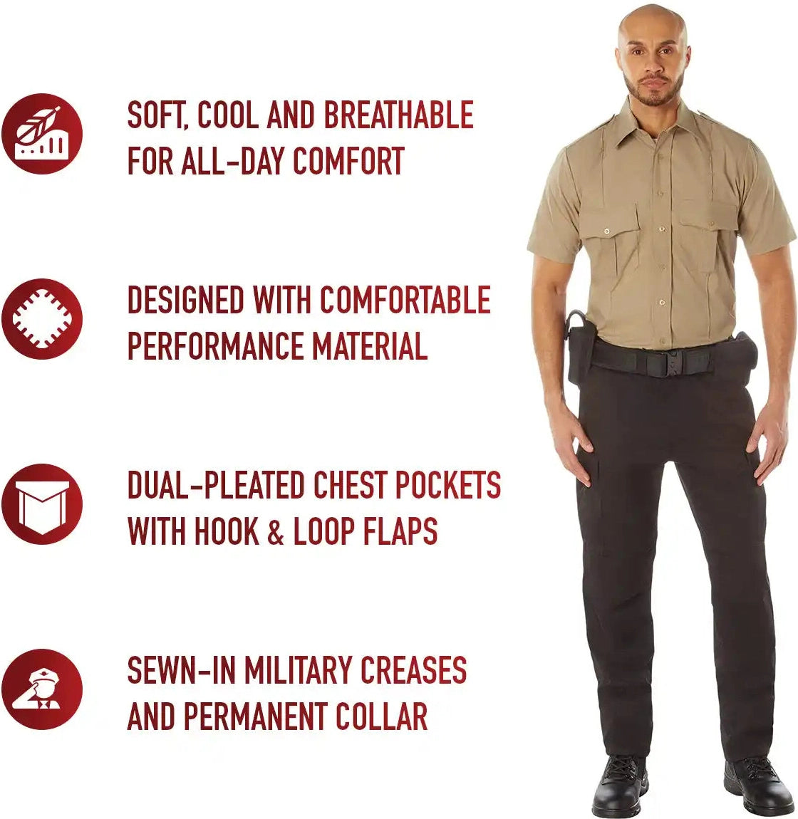 Rothco Short Sleeve Uniform Shirt
