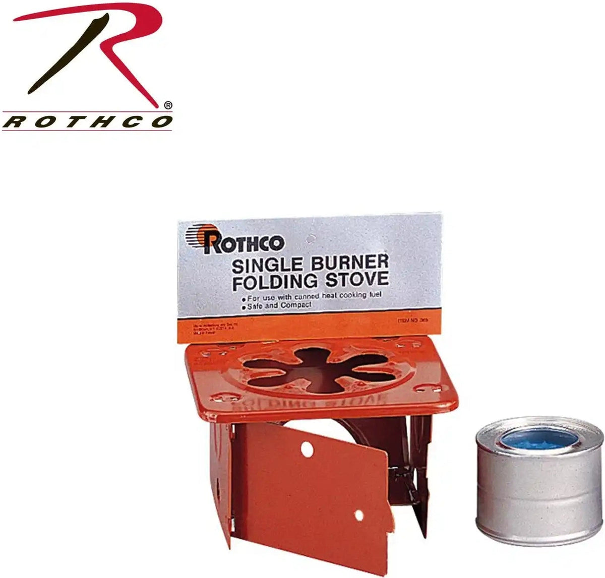 Rothco Single Burner Folding Camping Stove Red