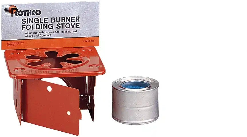 Rothco Single Burner Folding Camping Stove Red