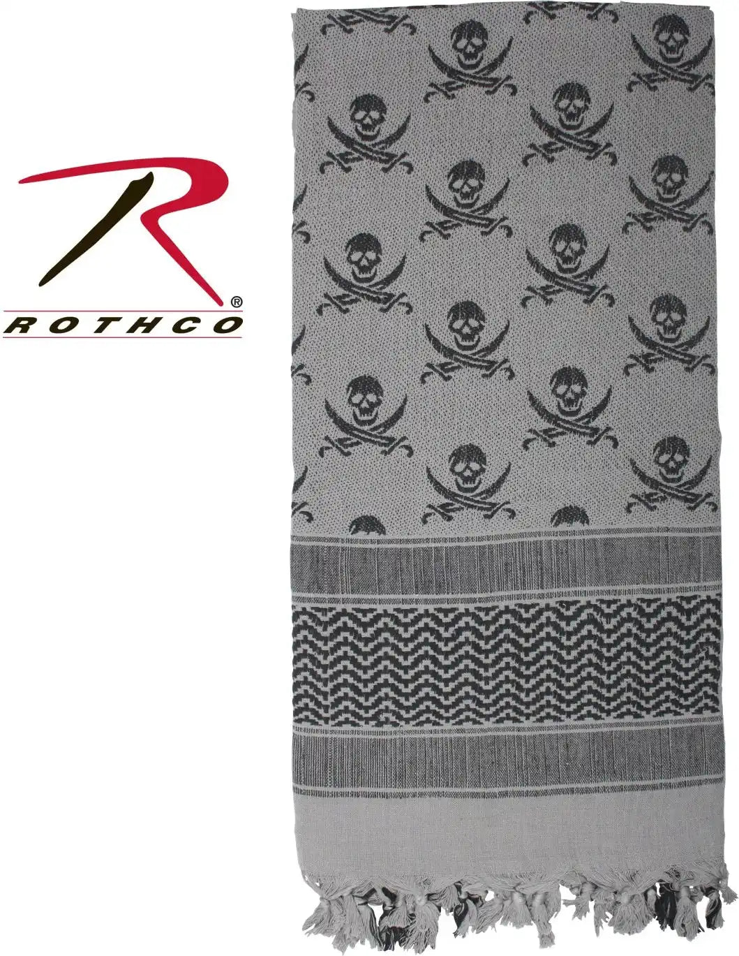 Rothco Skulls Shemagh Tactical Desert Keffiyeh Scarf