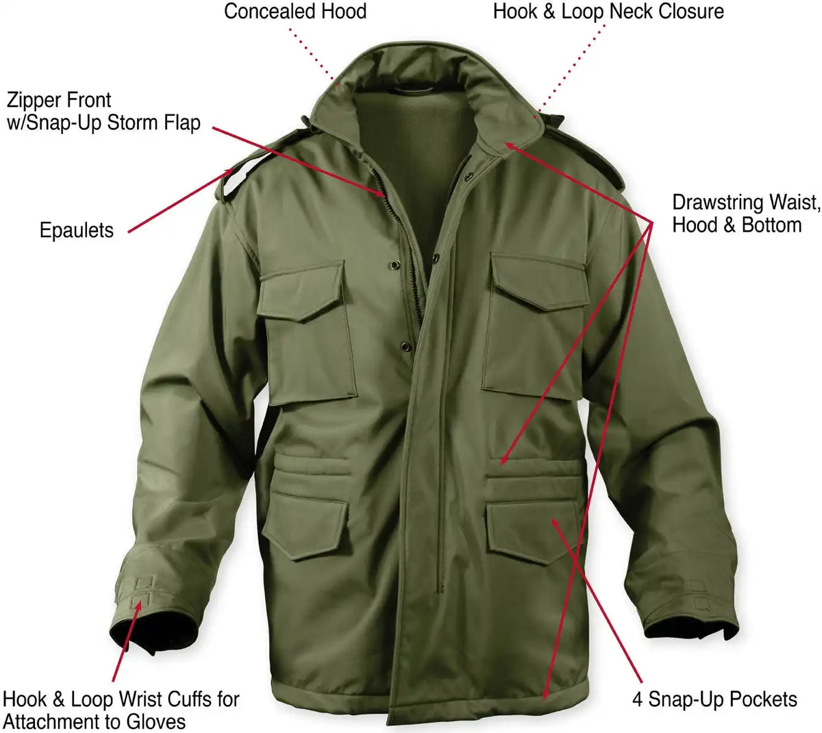 Rothco Soft Shell Tactical m 65 Field Jacket