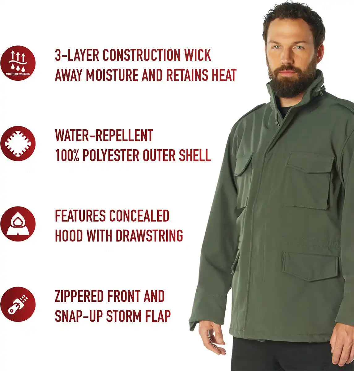 Rothco Soft Shell Tactical m 65 Field Jacket