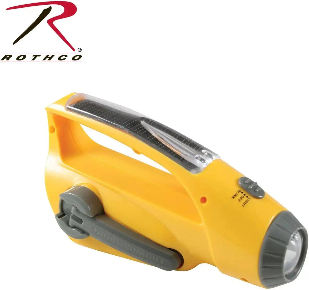 Rothco Solar/wind Up Flashlight with Radio