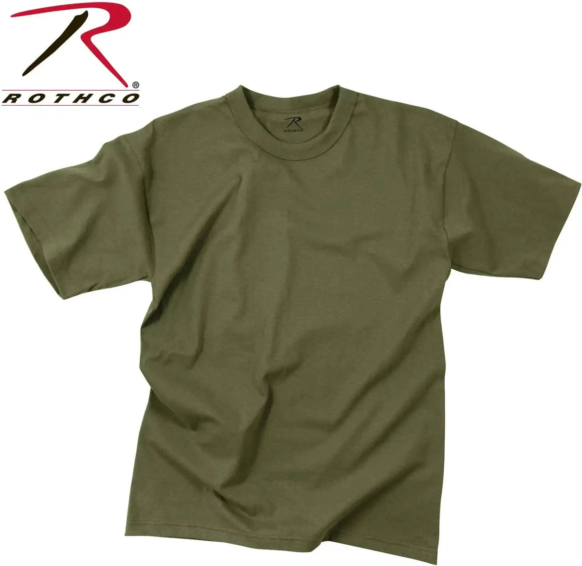 Rothco Solid Color 100% Cotton t Shirt