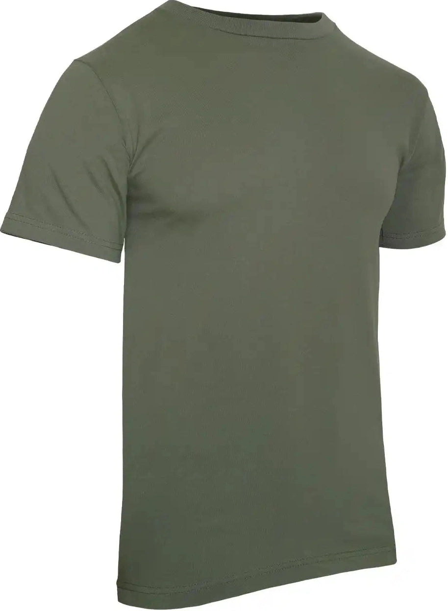 Rothco Solid Color 100% Cotton t Shirt
