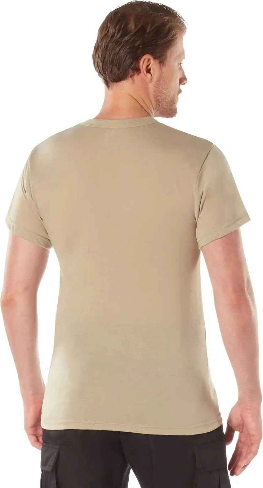 Rothco Solid Color 100% Cotton t Shirt