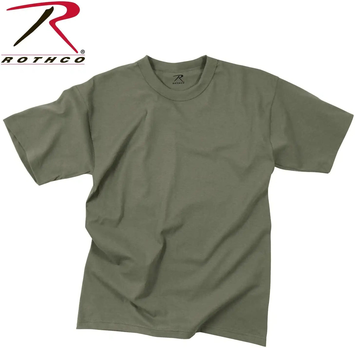 Rothco Solid Color 100% Cotton t Shirt