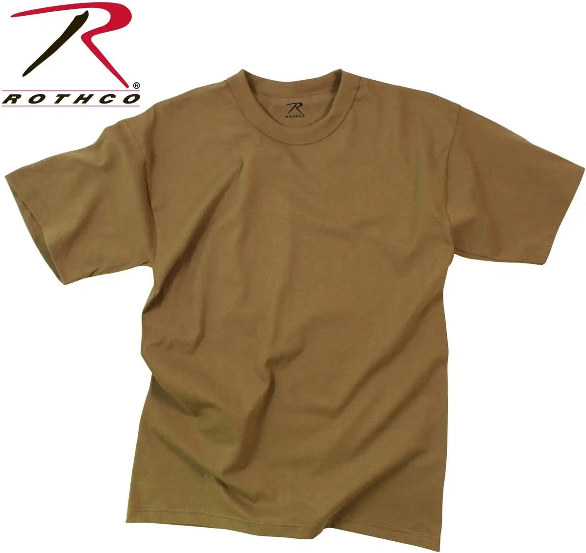 Rothco Solid Color 100% Cotton t Shirt