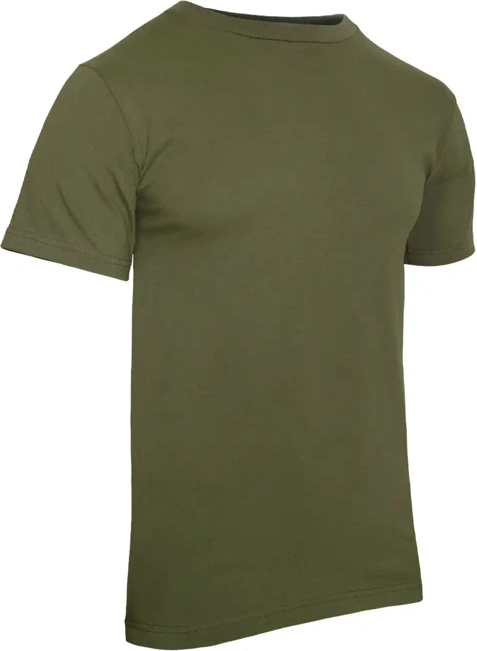 Rothco Solid Color 100% Cotton t Shirt