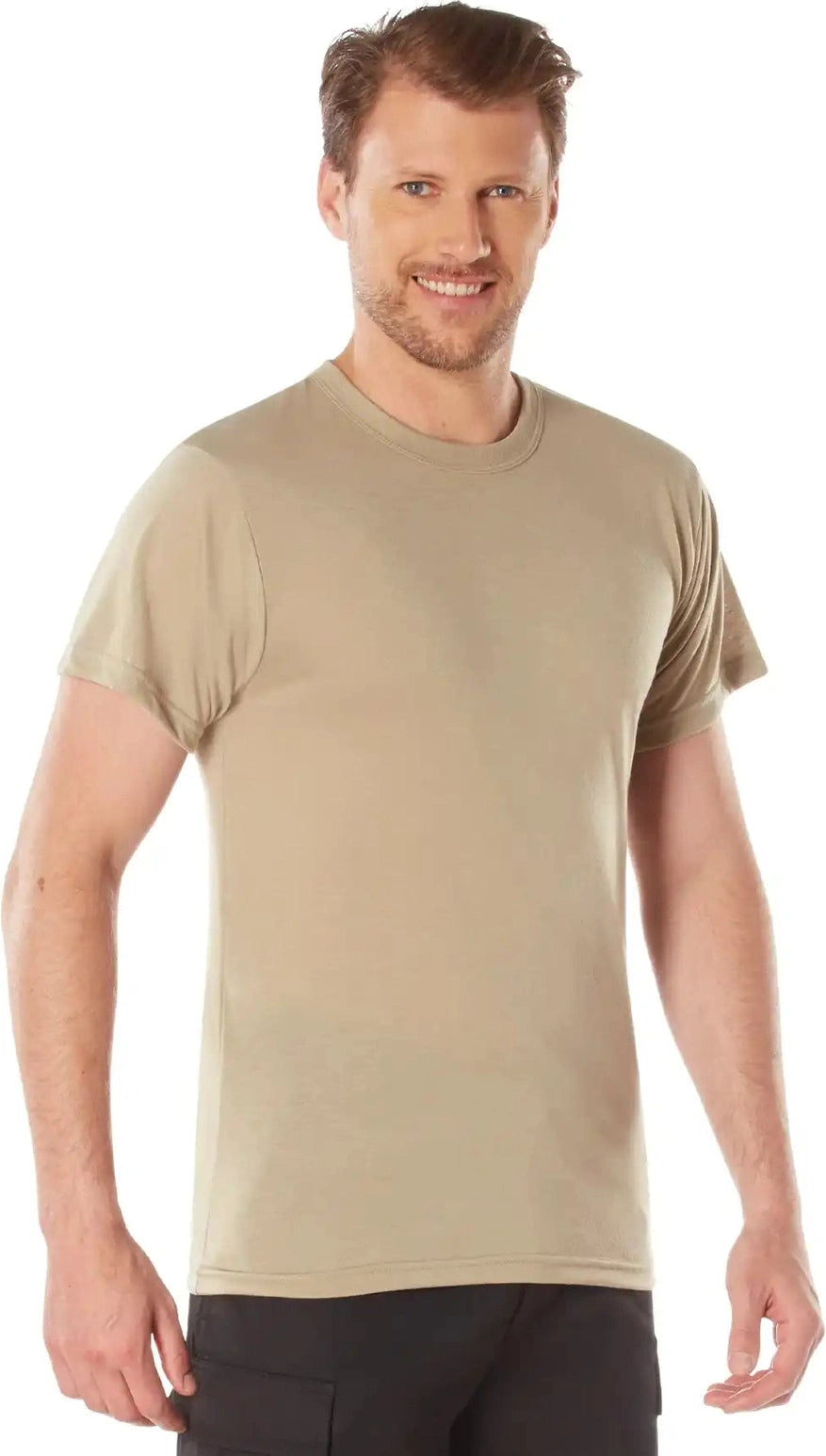 Rothco Solid Color 100% Cotton t Shirt