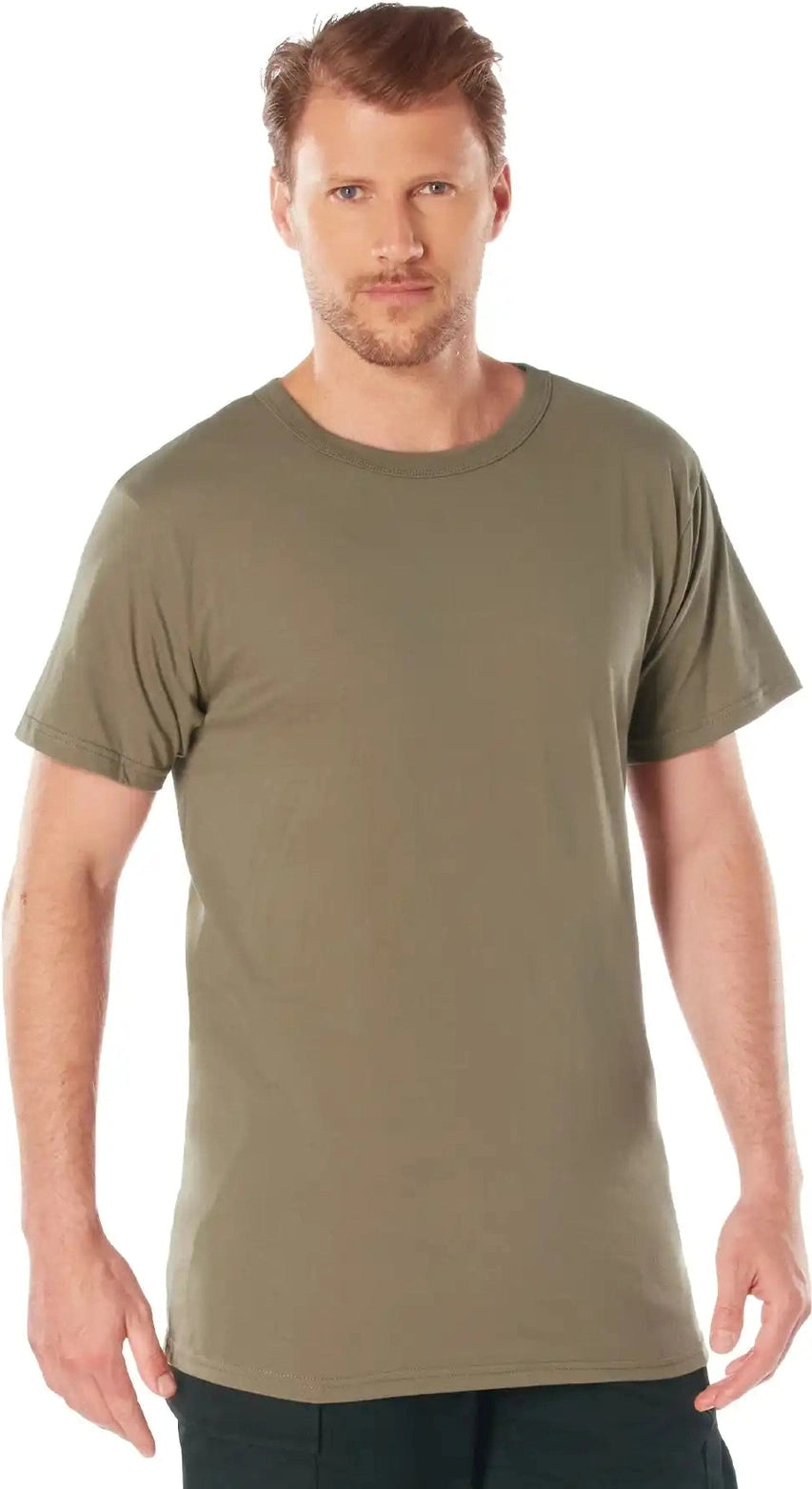 Rothco Solid Color 100% Cotton t Shirt
