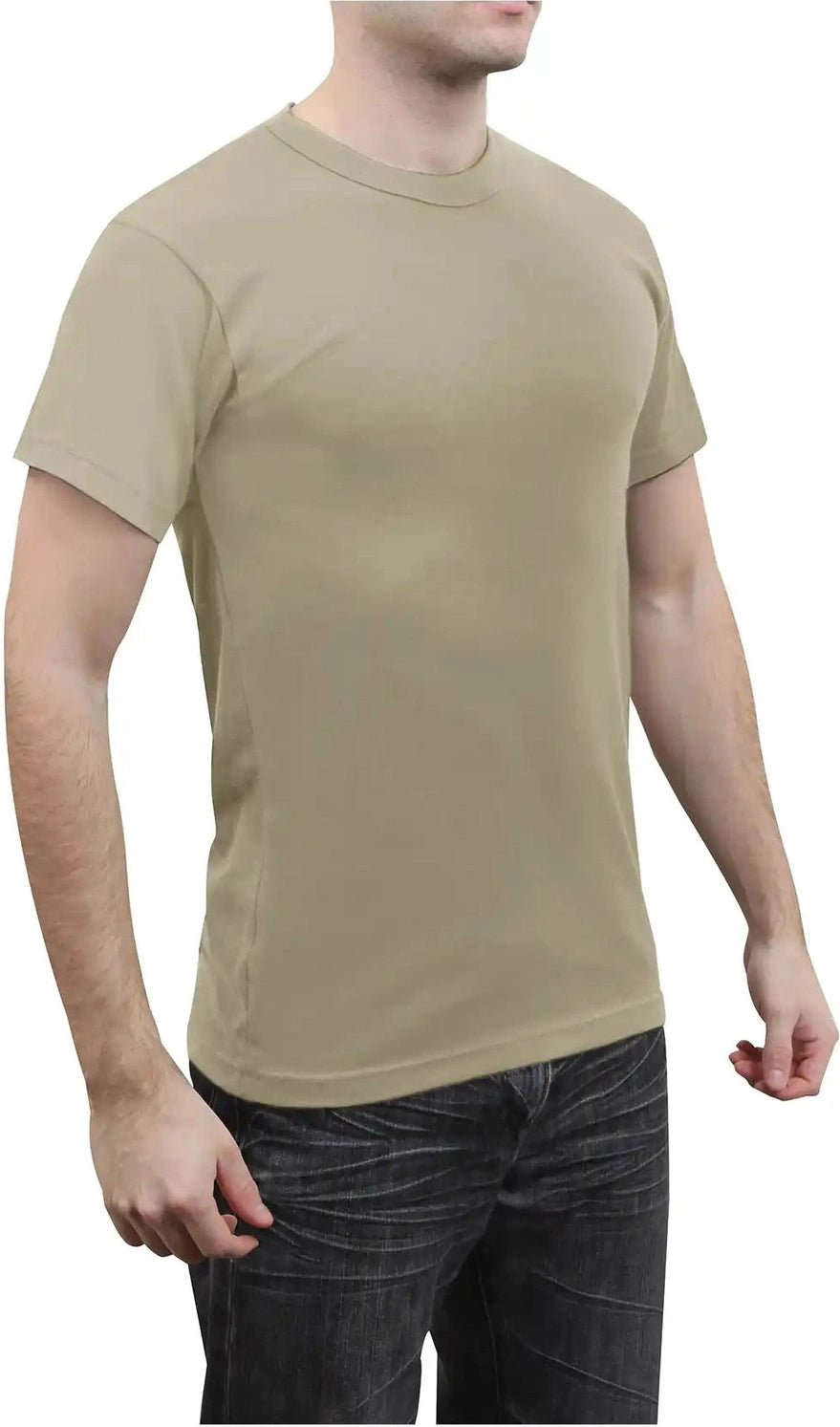 Rothco Solid Color 100% Cotton t Shirt
