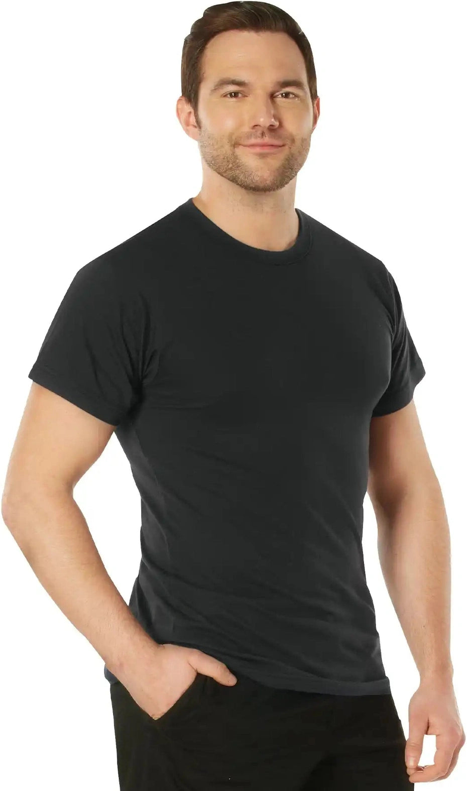 Rothco Solid Color 100% Cotton t Shirt