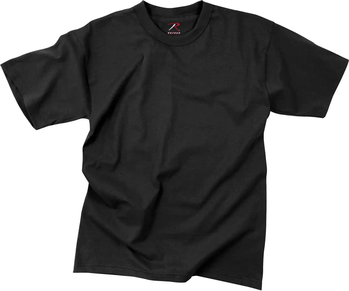 Rothco Solid Color 100% Cotton t Shirt